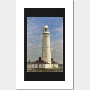 Nash Point Lighthouse Digital Art Posters and Art